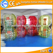 Giant half color tpu bubble soccer inflatable bubble ball bumper ball suit sales